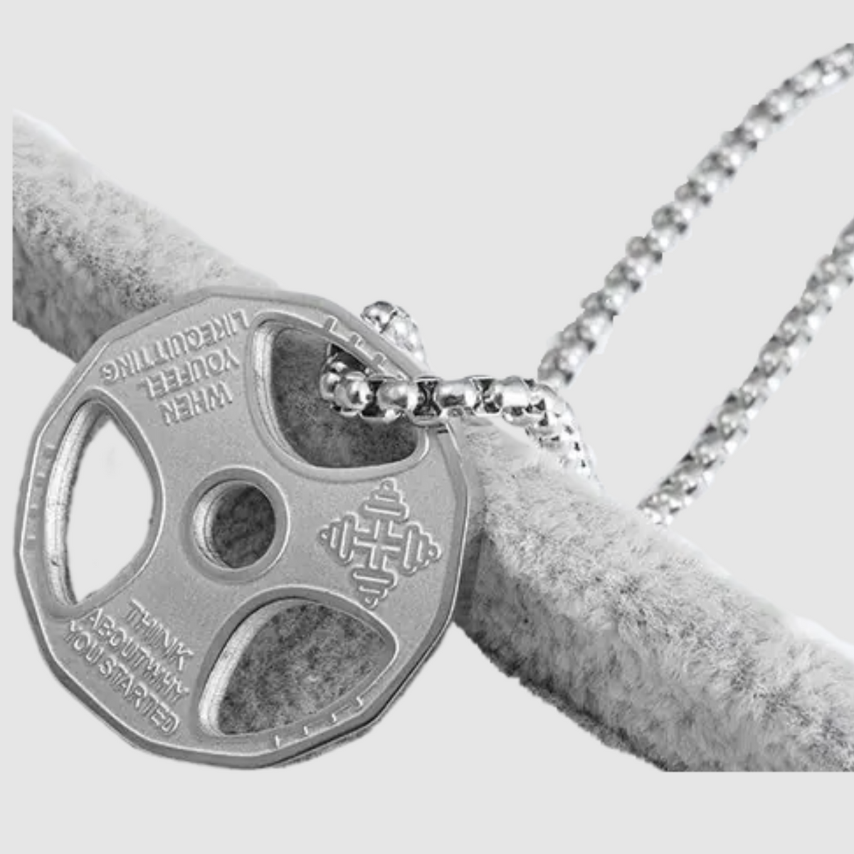 Plate Necklace Pendant