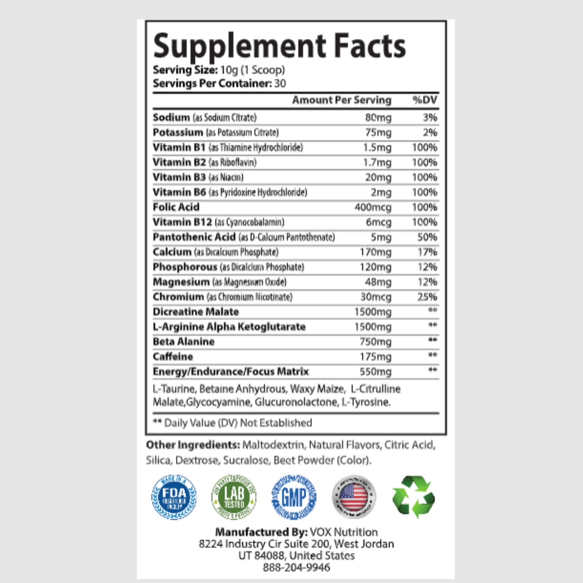 Fitness Fuel Watermelon Burst Pre-Workout