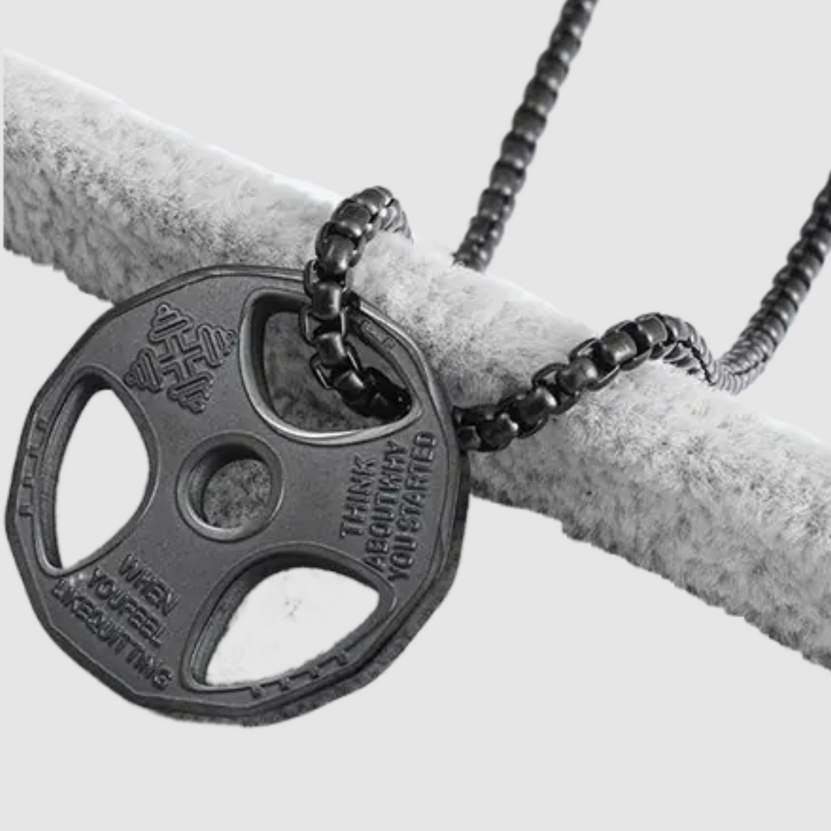Plate Necklace Pendant