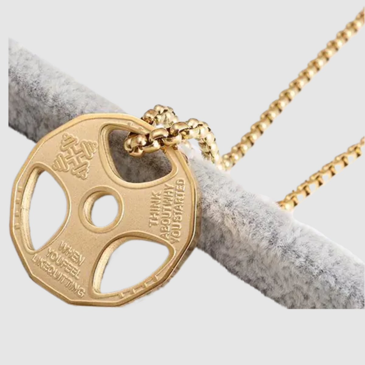 Plate Necklace Pendant