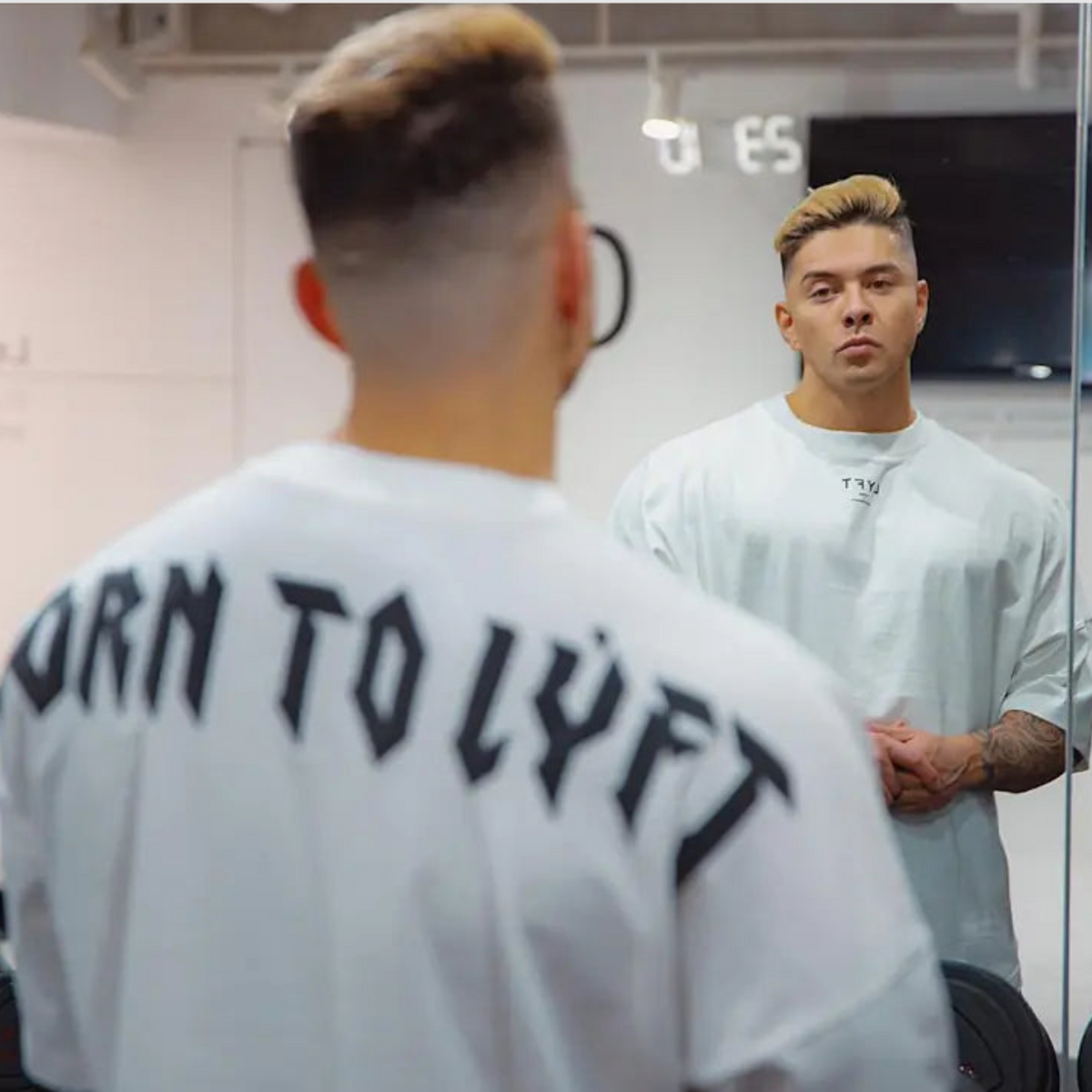 "Born To Lyft" Oversized Men's Shirt
